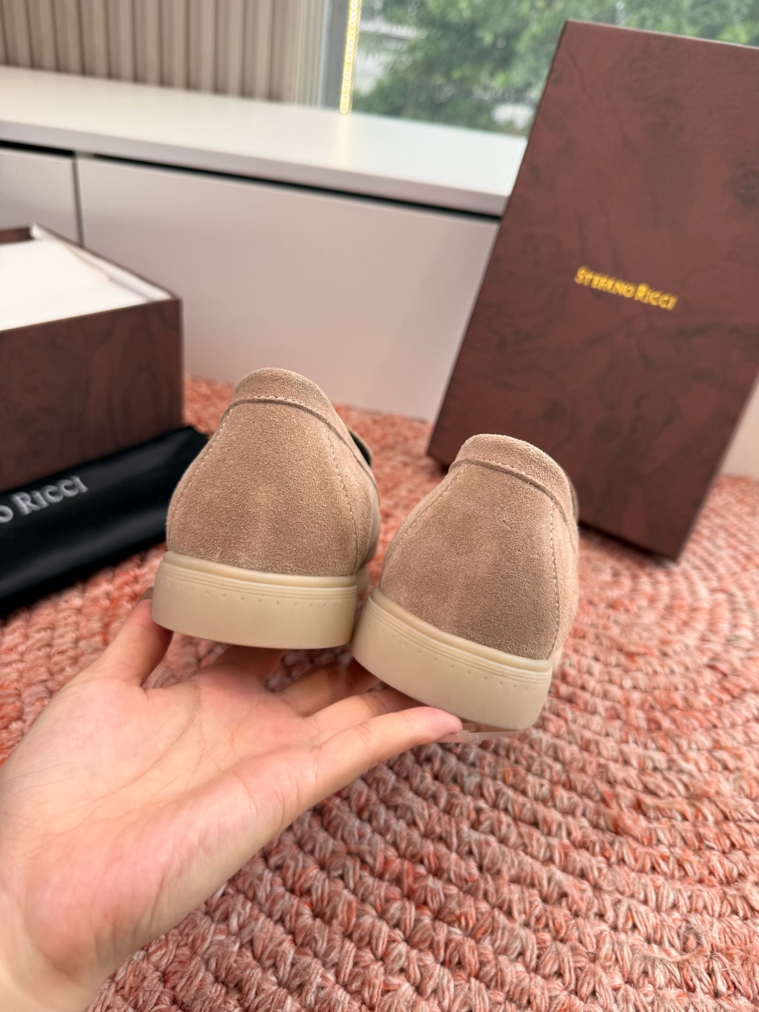 🌾G909顶级品质Stefano Ricci 史蒂芬高端奢侈品牌，男士休闲板鞋，麂皮面料打造，质感高端细