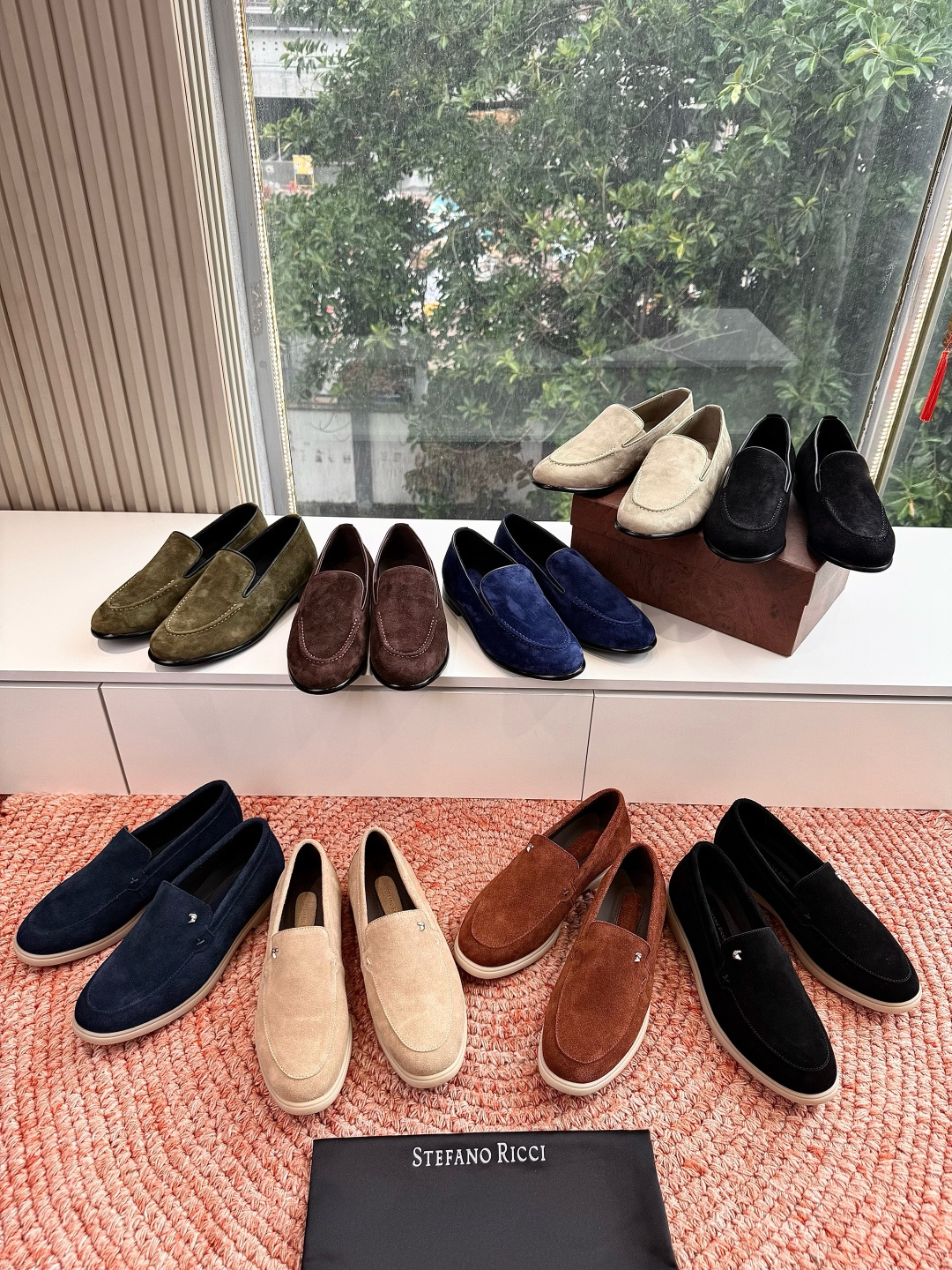 🌾G909顶级品质Stefano Ricci 史蒂芬高端奢侈品牌，男士休闲板鞋，麂皮面料打造，质感高端细