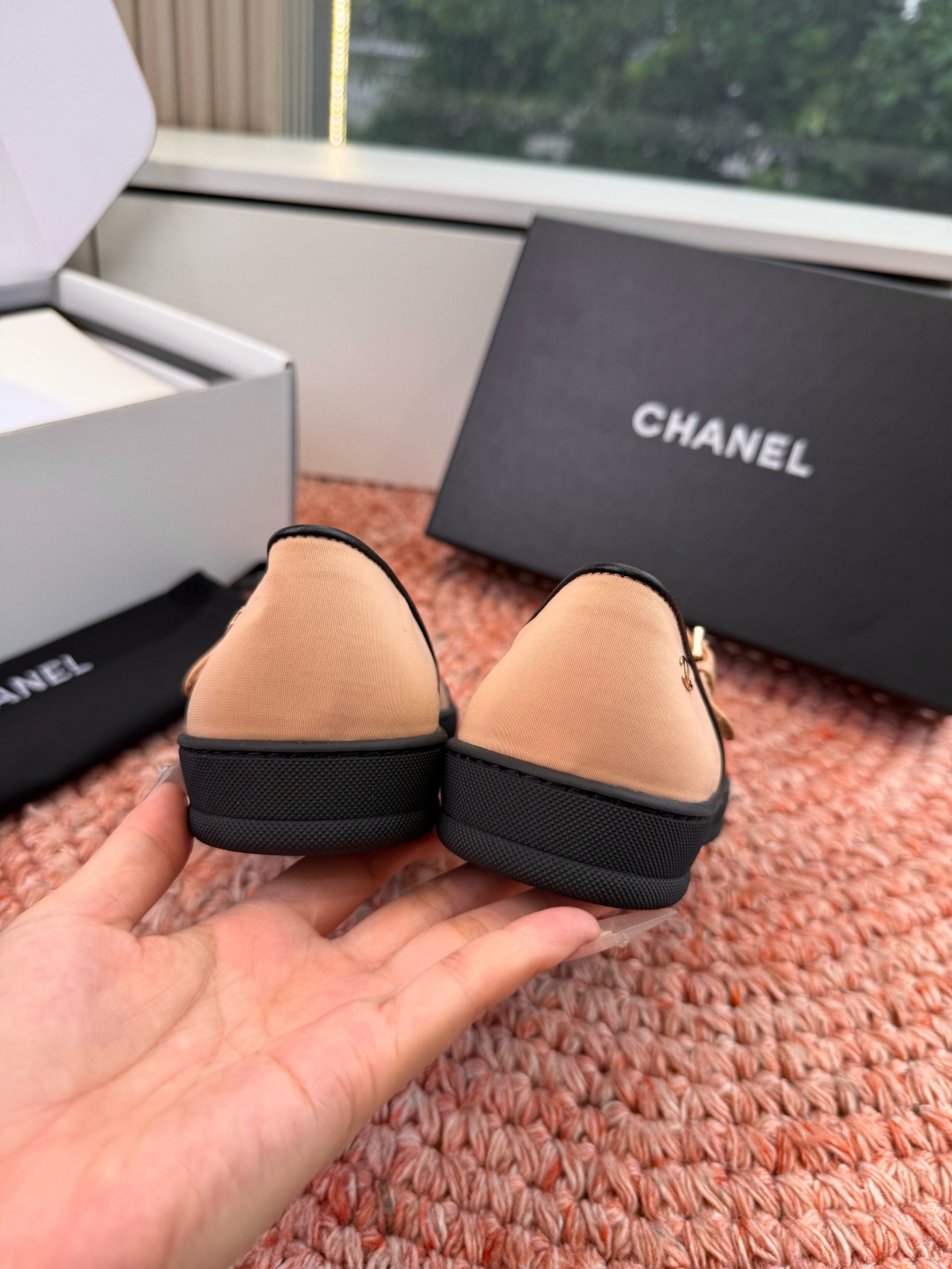 🌾G273顶级品质CHANEL26M🏖️懒人必备小红鞋今年九紫离火说是要穿点红色，一直想入好穿的红鞋，上