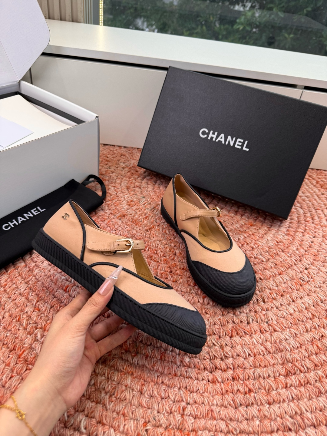 🌾G273顶级品质CHANEL26M🏖️懒人必备小红鞋今年九紫离火说是要穿点红色，一直想入好穿的红鞋，上