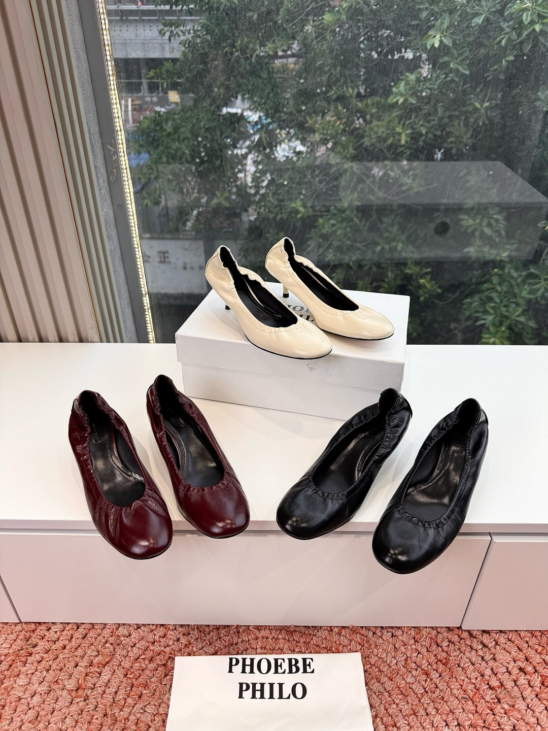 🌾G213顶级品质Phoebe Philo 26ss早春新款 小猫跟芭蕾舞鞋超软奶奶鞋小矮跟单鞋经典的芭