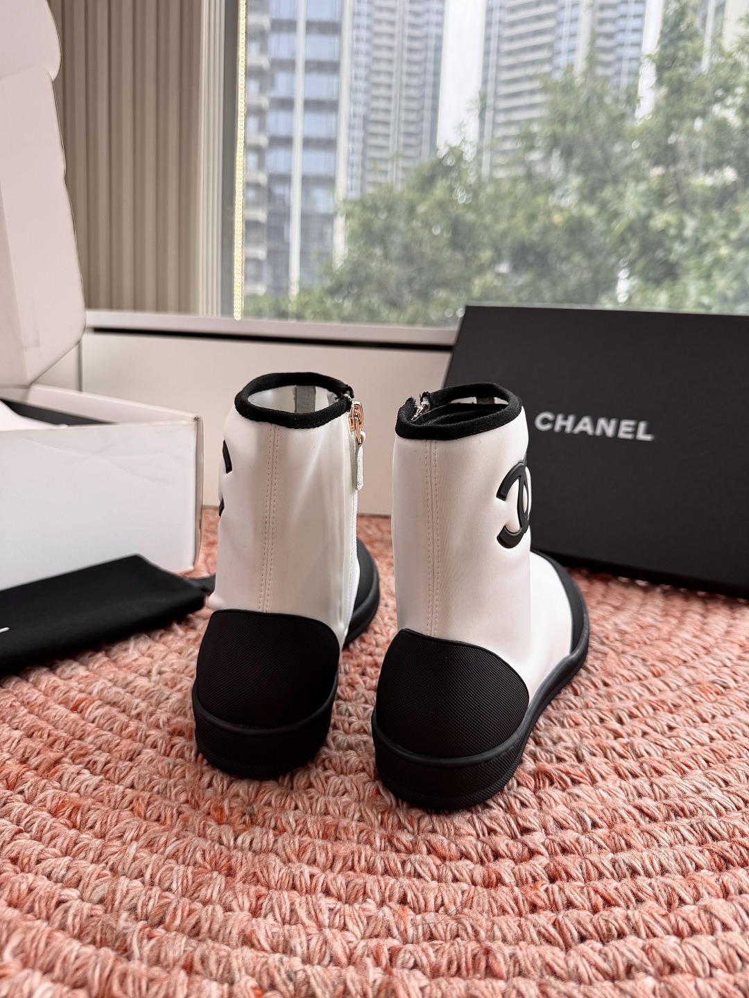 🌾G027顶级品质CHANEL26M🏖️懒人必备弹力靴今年九紫离火说是要穿点红色，一直想入好穿的红鞋，上