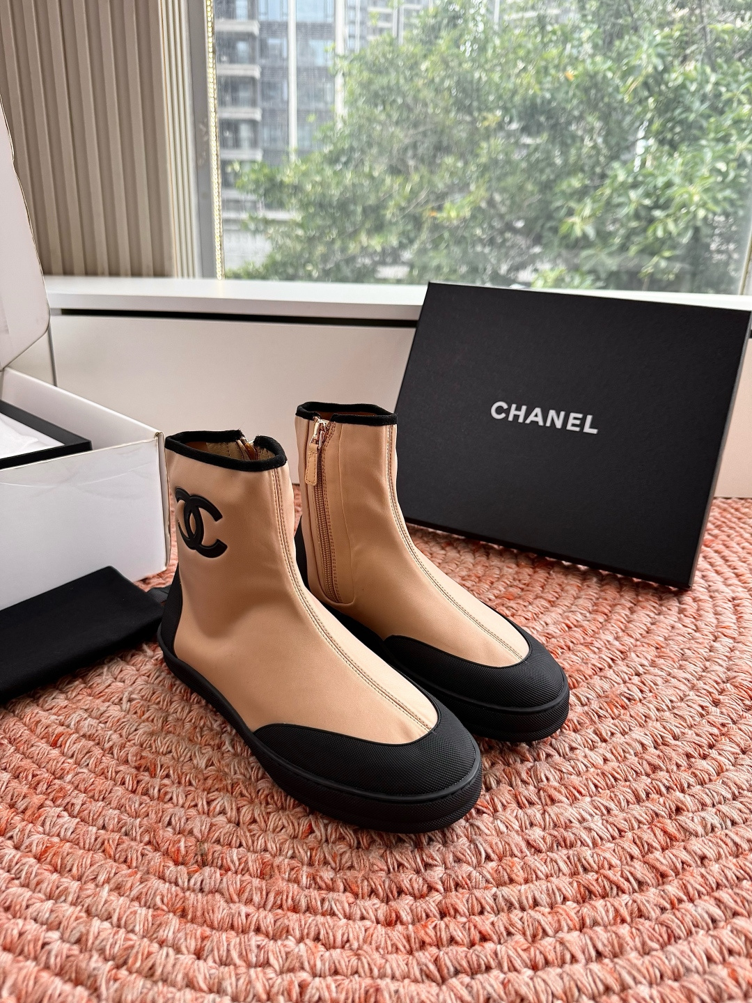🌾G027顶级品质CHANEL26M🏖️懒人必备弹力靴今年九紫离火说是要穿点红色，一直想入好穿的红鞋，上