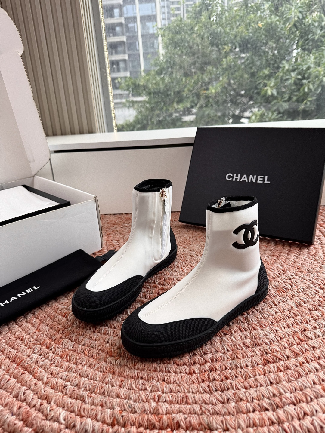 🌾G027顶级品质CHANEL26M🏖️懒人必备弹力靴今年九紫离火说是要穿点红色，一直想入好穿的红鞋，上