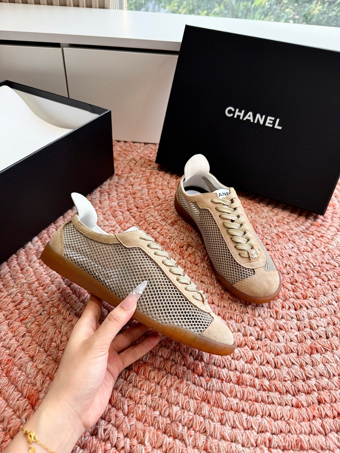P 出厂价😀G178-1Chanel香奈儿2👟 Sneaker 系列早春新款 休闲德训鞋 运动鞋​​透气