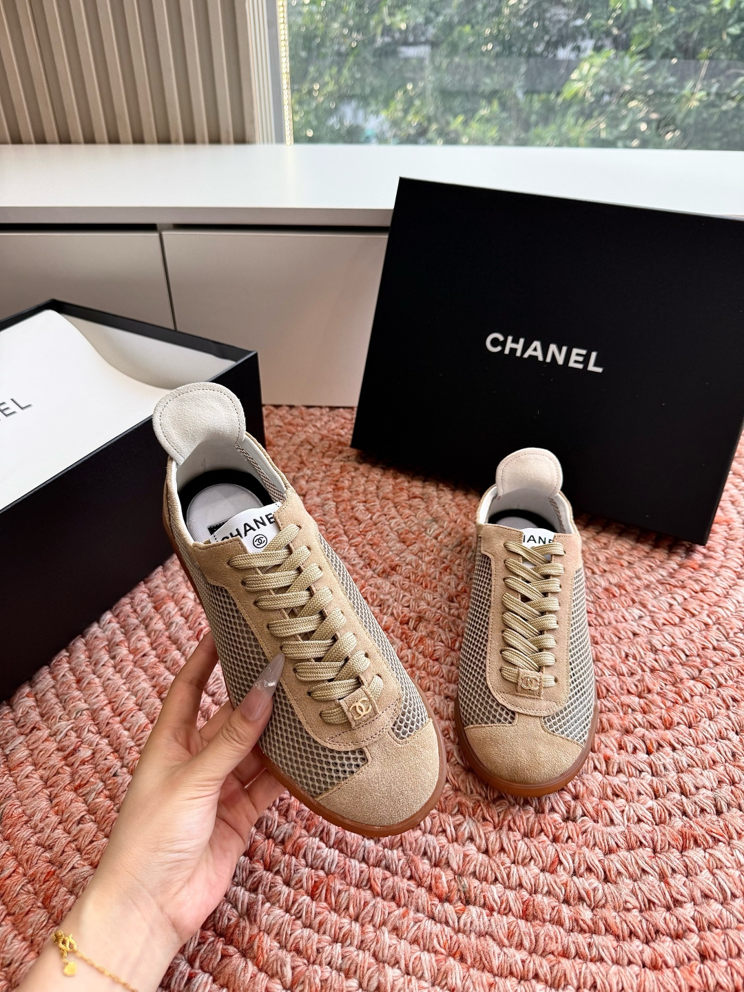 P 出厂价😀G178-1Chanel香奈儿2👟 Sneaker 系列早春新款 休闲德训鞋 运动鞋​​透气