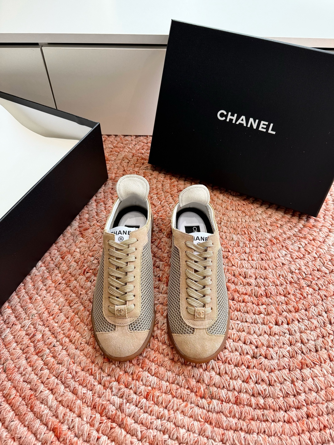 P 出厂价😀G178-1Chanel香奈儿2👟 Sneaker 系列早春新款 休闲德训鞋 运动鞋​​透气