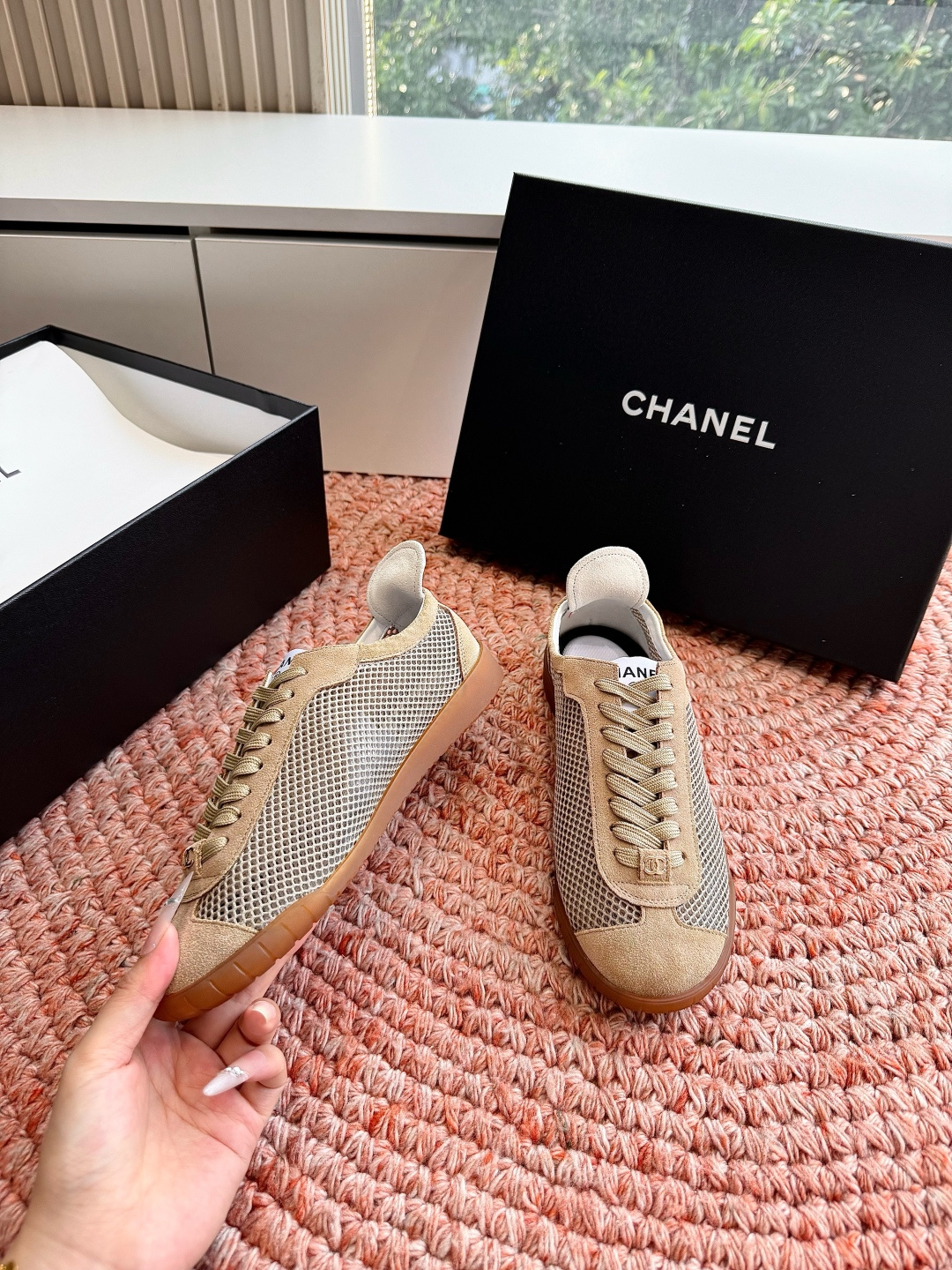 P 出厂价😀G178-1Chanel香奈儿2👟 Sneaker 系列早春新款 休闲德训鞋 运动鞋​​透气