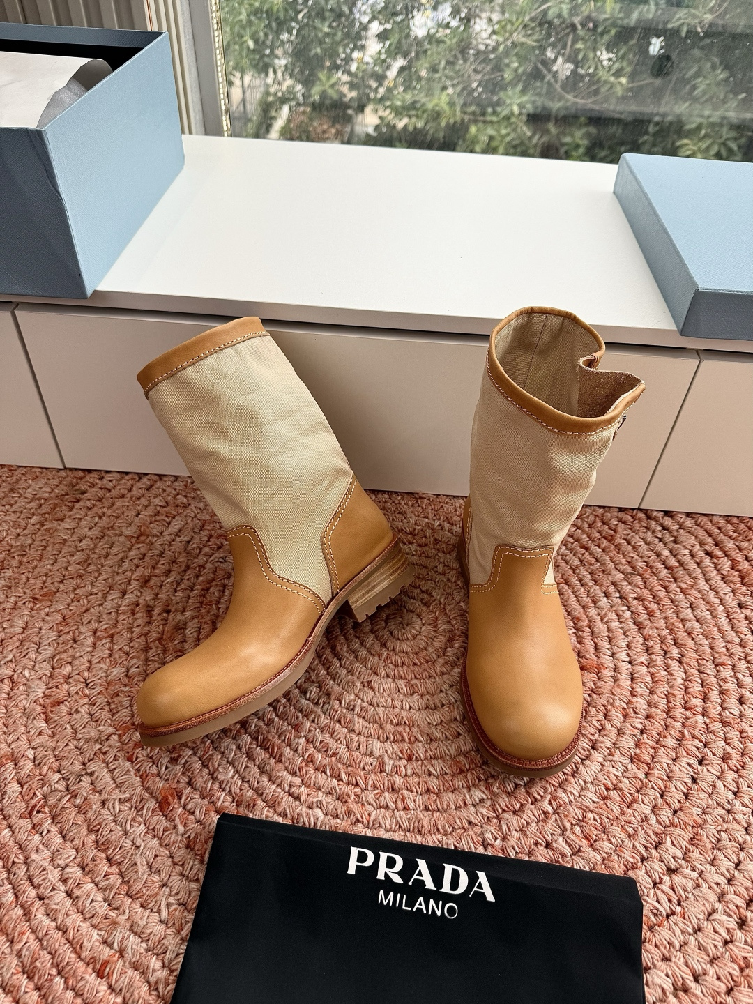 🌾代购级别G741所见即所得Prad*普拉达2025秋冬爆款经典款切尔西皱皱靴骑士靴系列—这款上脚超好看