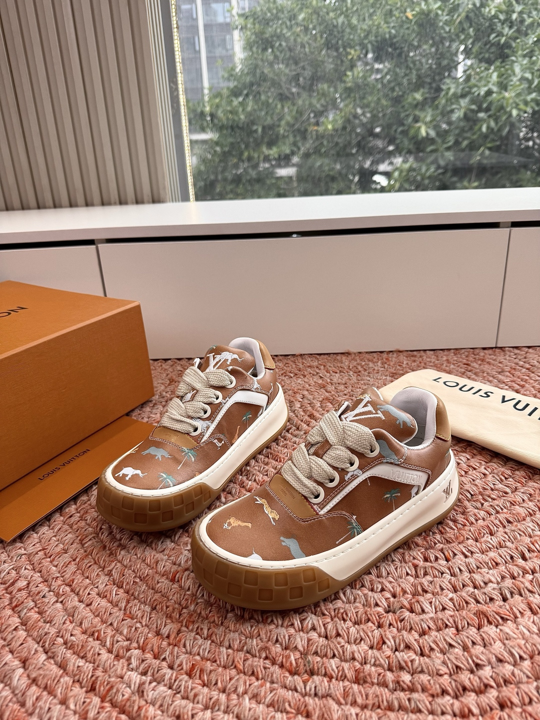 🌾G317顶级版本Louis Vuitto路易斯威登LV驴牌L家棉鞋Archlight经典Skate运动