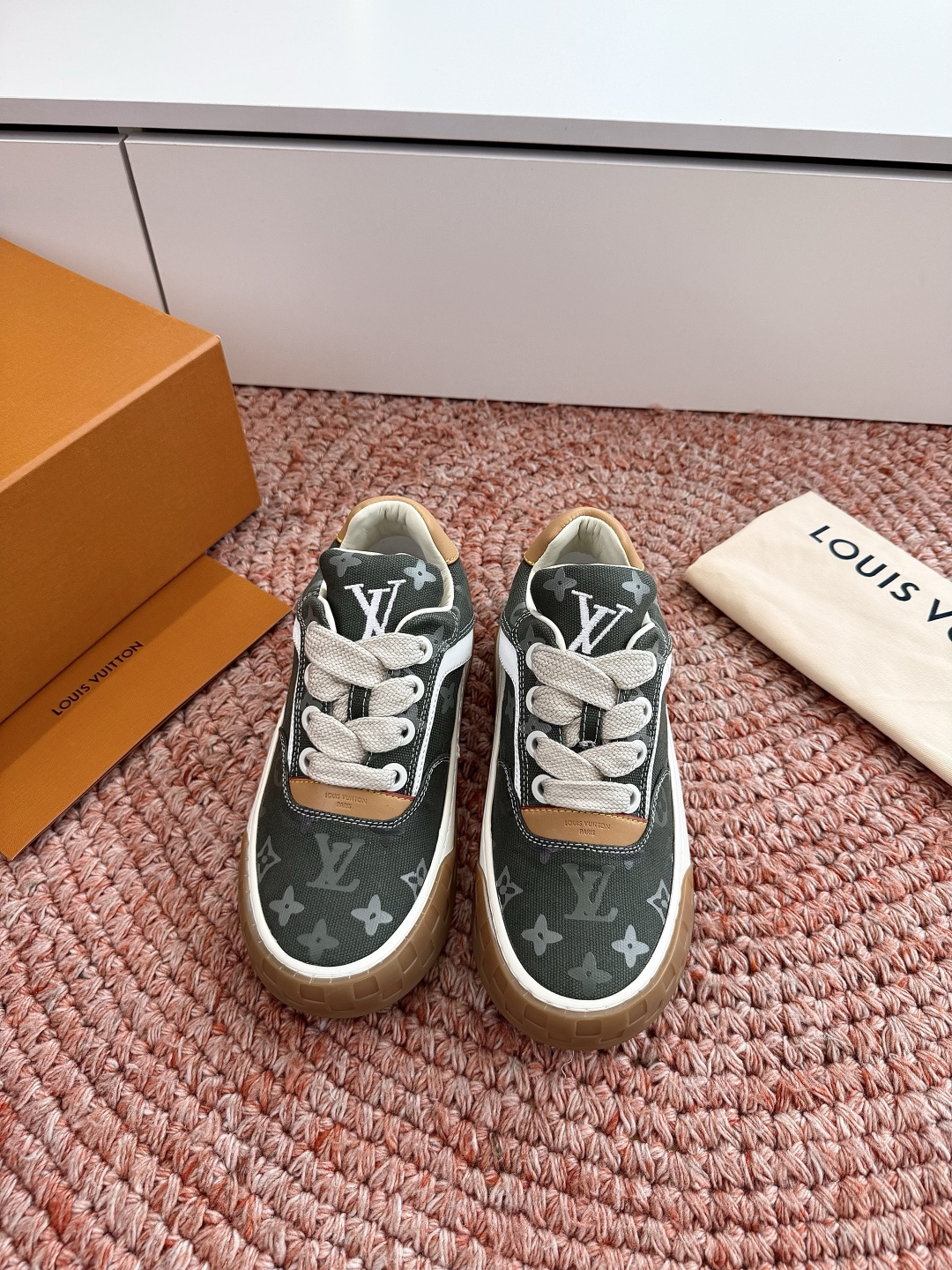 🌾G317顶级版本Louis Vuitto路易斯威登LV驴牌L家棉鞋Archlight经典Skate运动