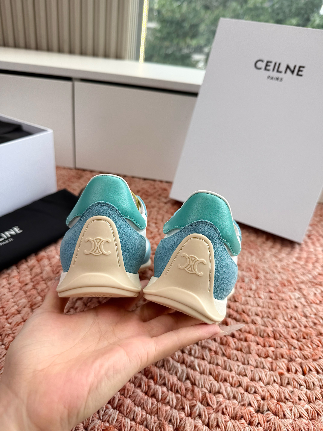 🌾主打一个出货快品质好G039所见即所得代购级别CELINE｜赛琳思琳春夏最新款Racer系列 阿甘鞋 