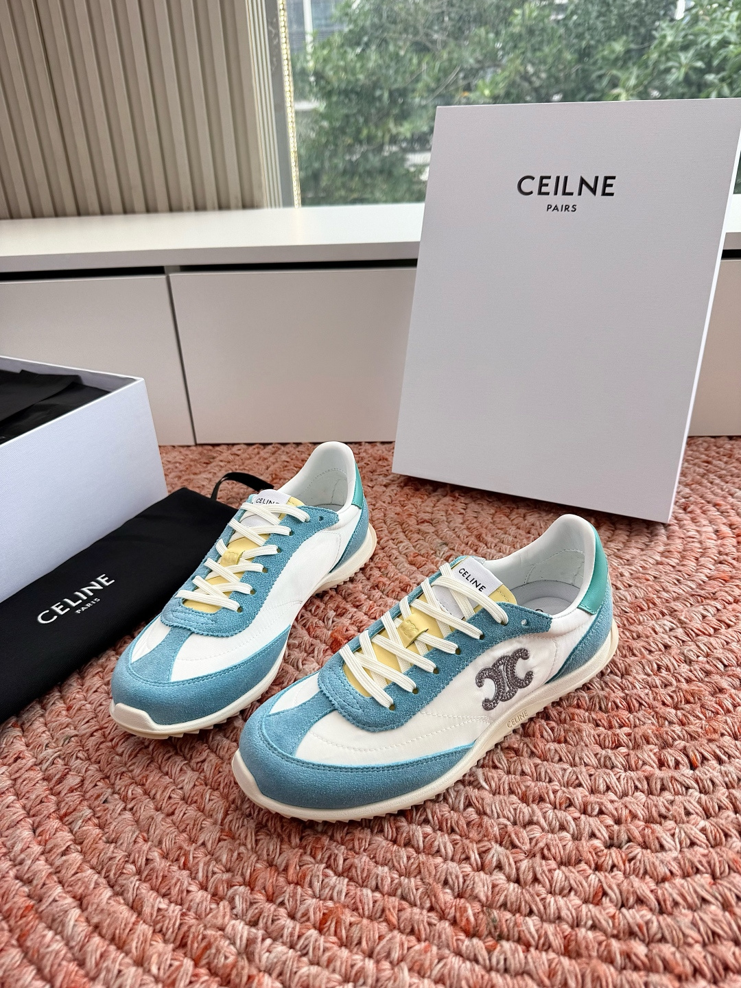 🌾主打一个出货快品质好G039所见即所得代购级别CELINE｜赛琳思琳春夏最新款Racer系列 阿甘鞋 