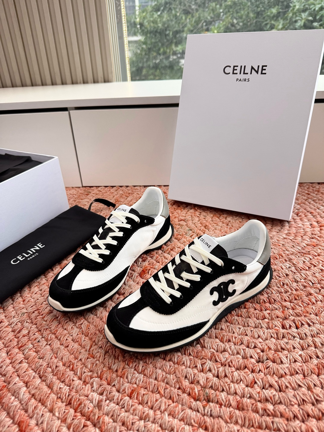 🌾主打一个出货快品质好G039所见即所得代购级别CELINE｜赛琳思琳春夏最新款Racer系列 阿甘鞋 
