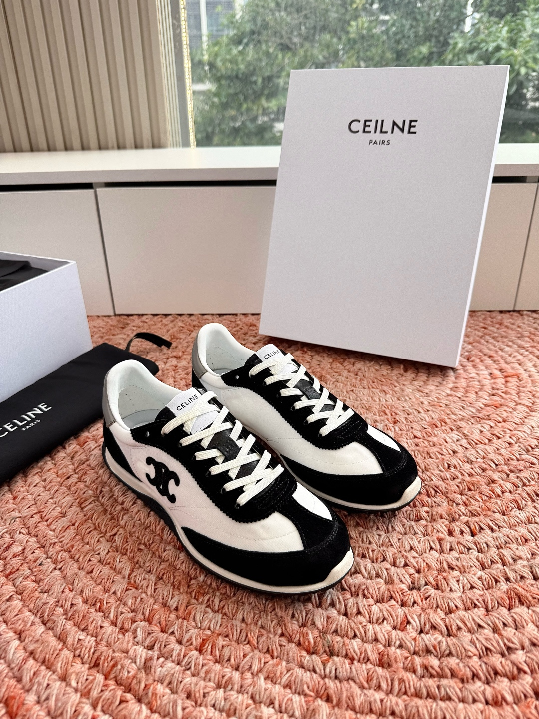 🌾主打一个出货快品质好G039所见即所得代购级别CELINE｜赛琳思琳春夏最新款Racer系列 阿甘鞋 