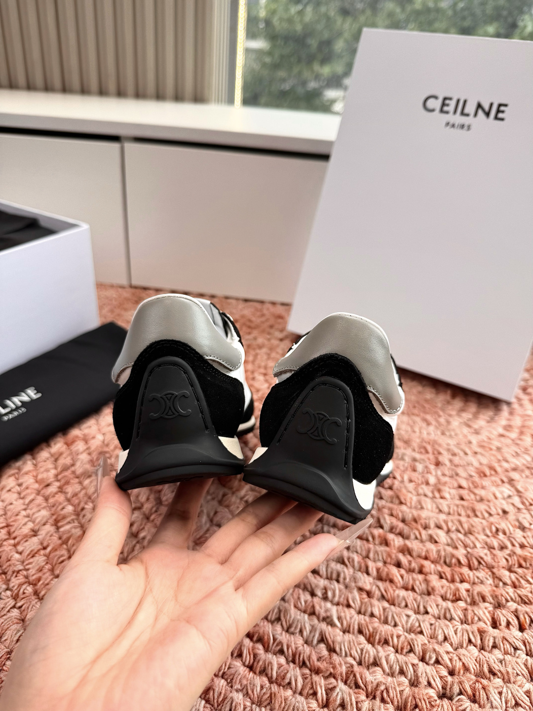 🌾主打一个出货快品质好G039所见即所得代购级别CELINE｜赛琳思琳春夏最新款Racer系列 阿甘鞋 