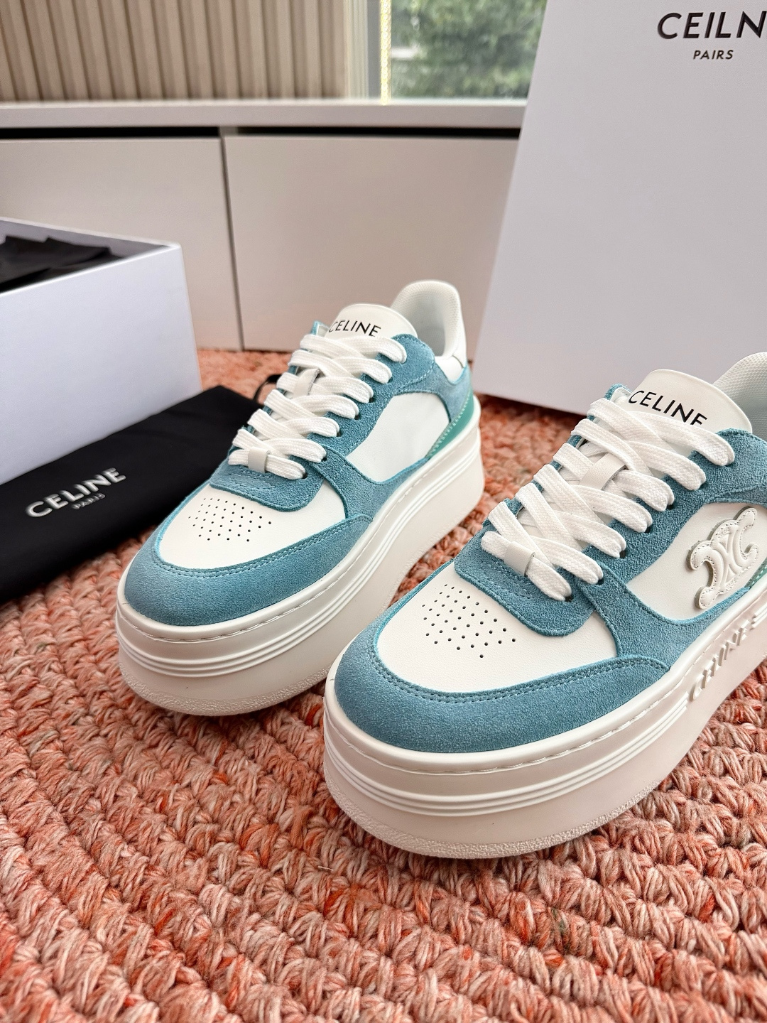 🌾😃所见即所得G039代购级别CELINE思琳赛琳CELINE RUNNER CR-03运动鞋👟鞋舌和鞋