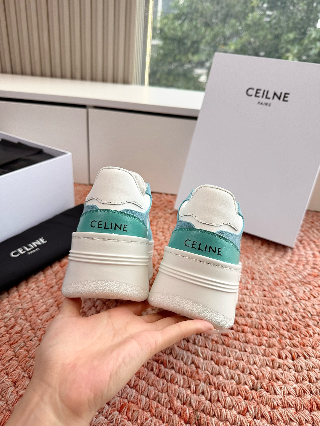 🌾😃所见即所得G039代购级别CELINE思琳赛琳CELINE RUNNER CR-03运动鞋👟鞋舌和鞋