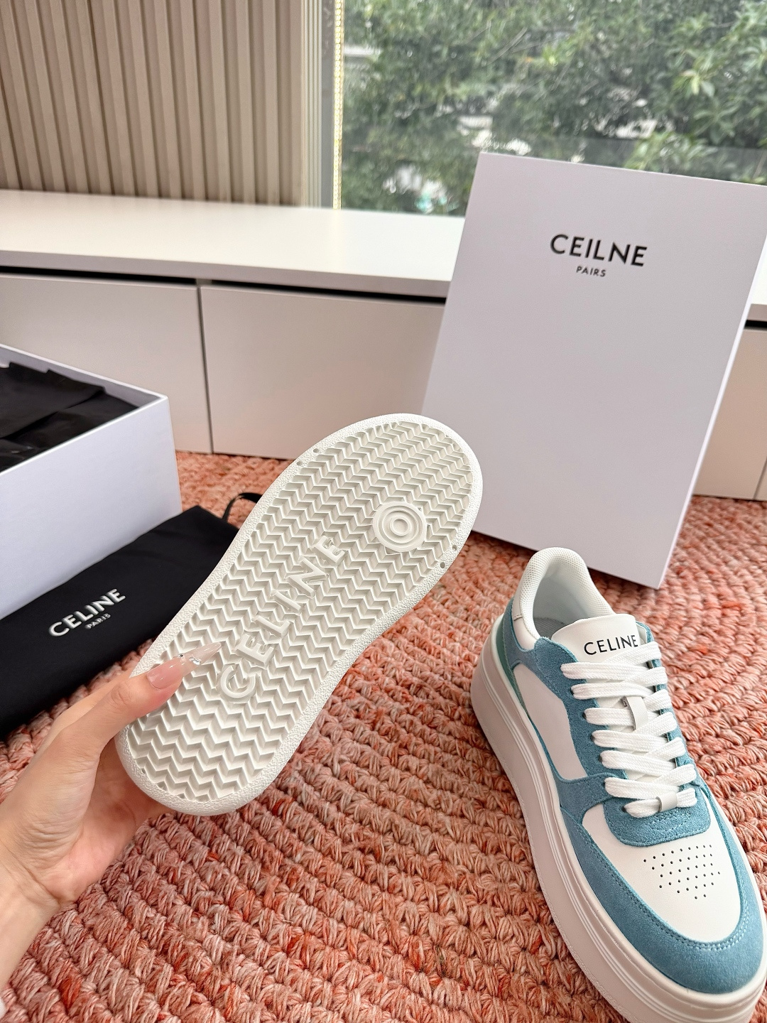 🌾😃所见即所得G039代购级别CELINE思琳赛琳CELINE RUNNER CR-03运动鞋👟鞋舌和鞋