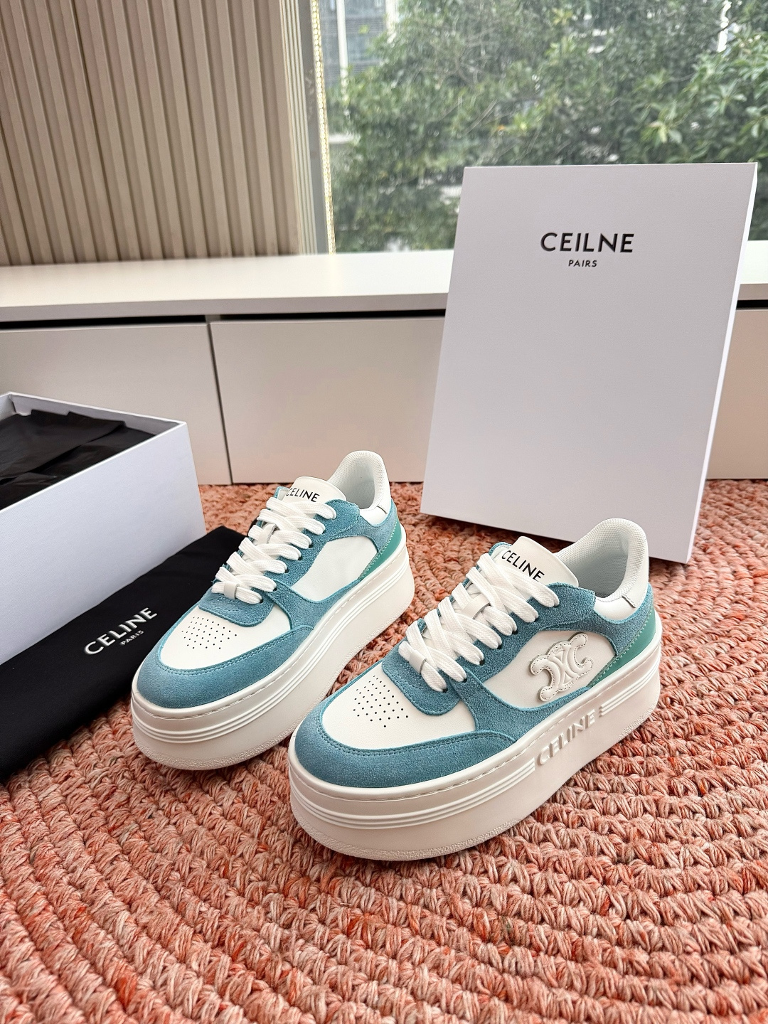 🌾😃所见即所得G039代购级别CELINE思琳赛琳CELINE RUNNER CR-03运动鞋👟鞋舌和鞋