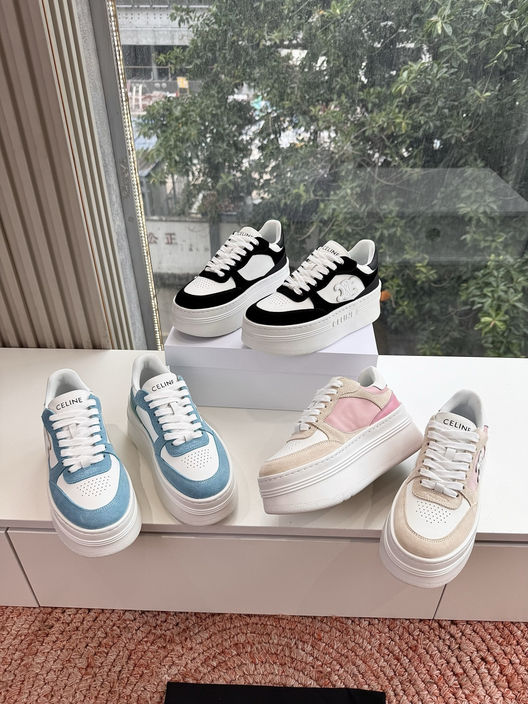 🌾😃所见即所得G039代购级别CELINE思琳赛琳CELINE RUNNER CR-03运动鞋👟鞋舌和鞋