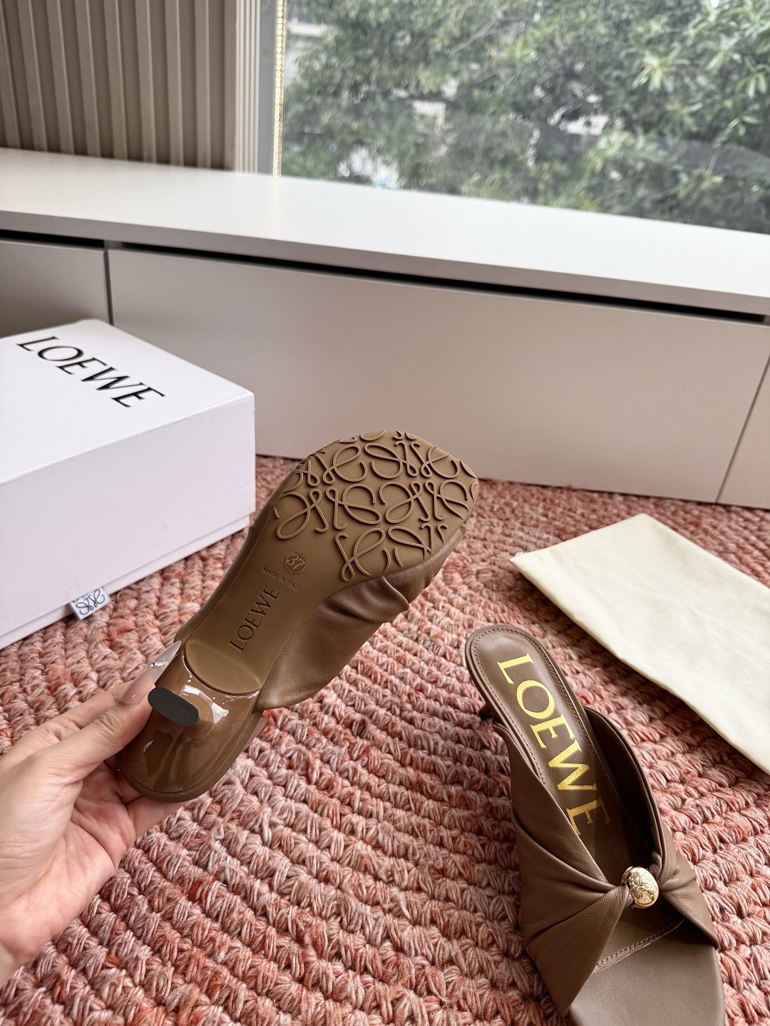 🌾G193所见即所得蝴蝶结玛丽珍乐福鞋单鞋半拖LOEWE罗意威FW25 轻盈 活力 生命力这一季太棒了！
