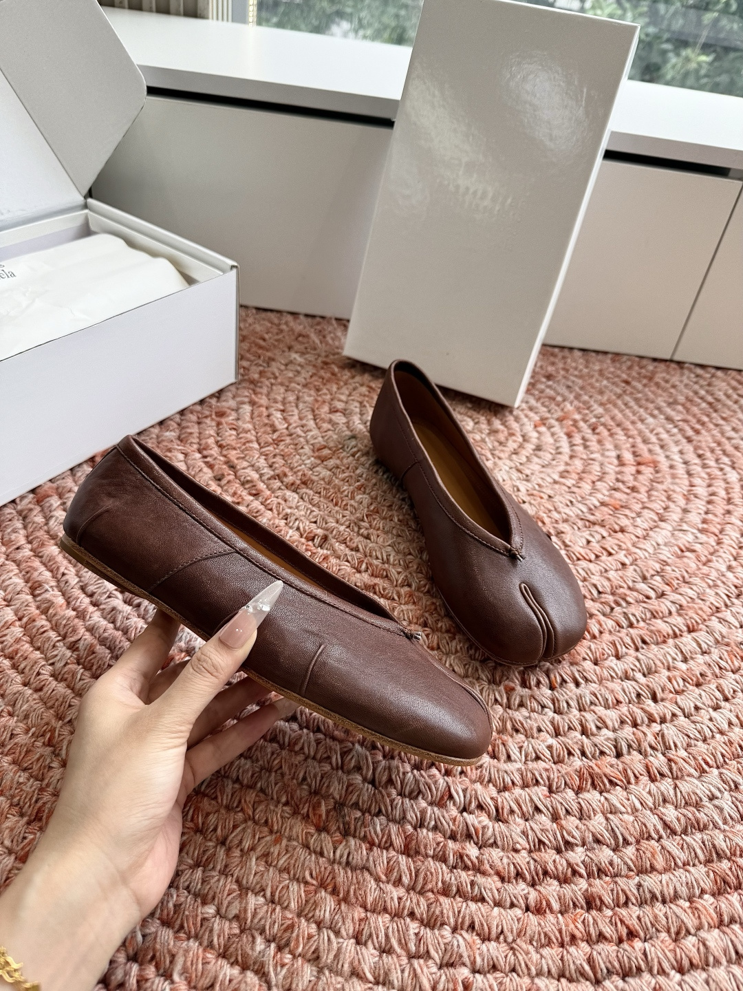 🌾G077顶级品质凉鞋单鞋Maison Margiel*26SS 春夏新款新中式分趾鞋这款鞋的设计真的太