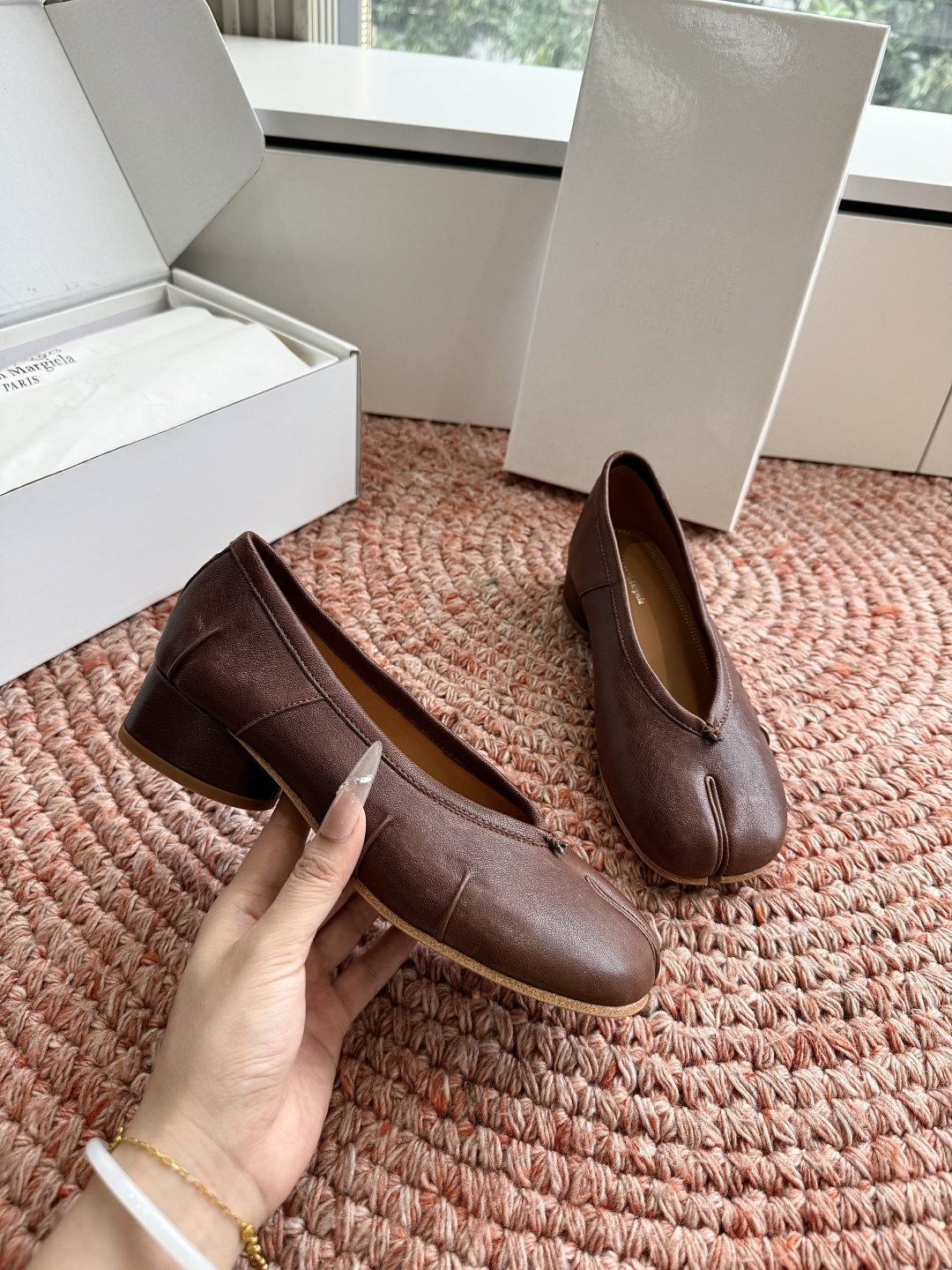 🌾G077顶级品质凉鞋单鞋Maison Margiel*26SS 春夏新款新中式分趾鞋这款鞋的设计真的太