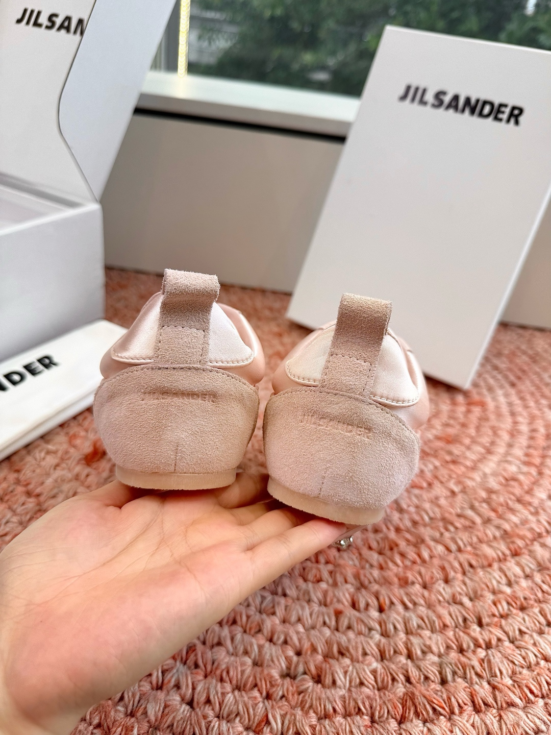 🌾G086顶级品质Jil sande 26ss new新款系带休闲鞋芭蕾舞鞋 德训鞋 低调奢华懒人鞋，富