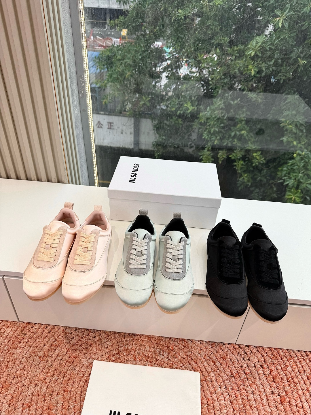 🌾G086顶级品质Jil sande 26ss new新款系带休闲鞋芭蕾舞鞋 德训鞋 低调奢华懒人鞋，富