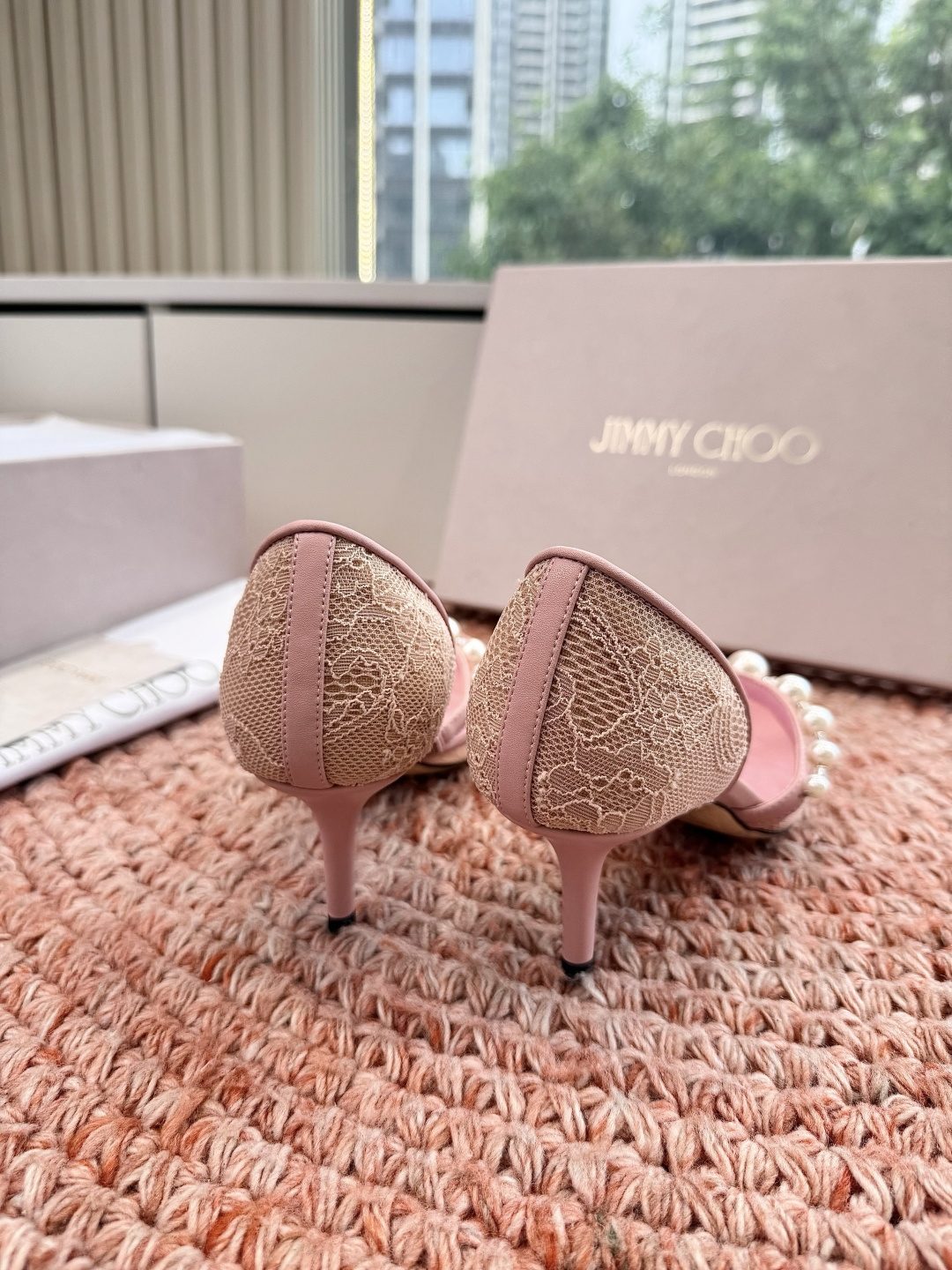 🌾G987Jimmy Choo｜吉米周珍珠尖头高跟凉鞋我们家JC一如既往品质优越 低调不失华丽 性感又不