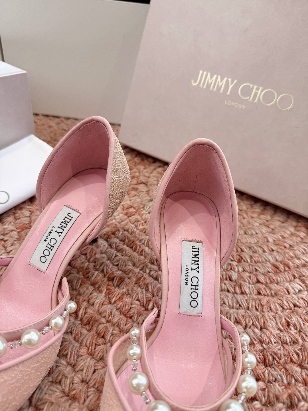 🌾G987Jimmy Choo｜吉米周珍珠尖头高跟凉鞋我们家JC一如既往品质优越 低调不失华丽 性感又不