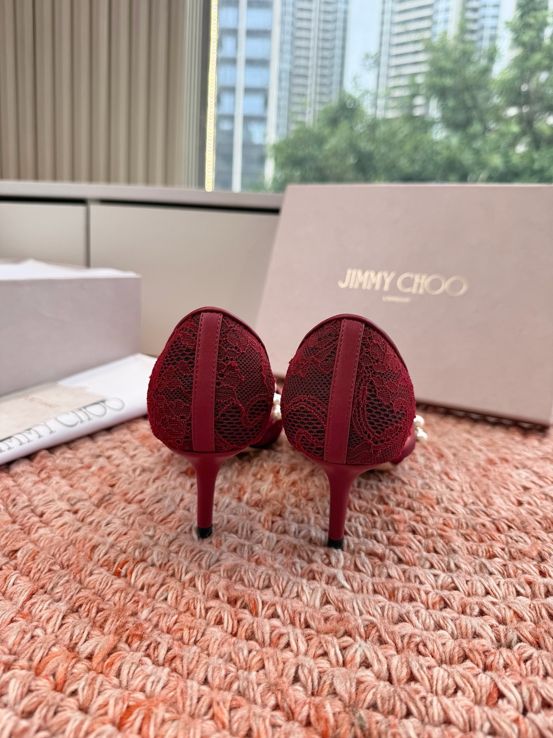 🌾G987Jimmy Choo｜吉米周珍珠尖头高跟凉鞋我们家JC一如既往品质优越 低调不失华丽 性感又不