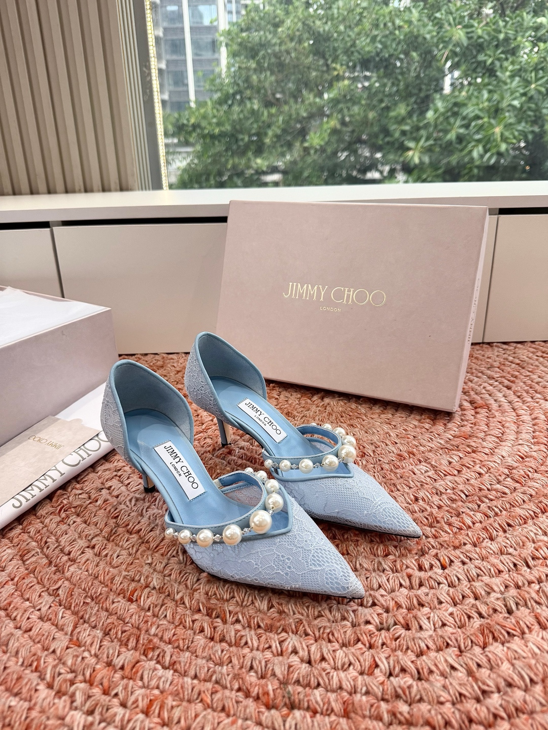 🌾G987Jimmy Choo｜吉米周珍珠尖头高跟凉鞋我们家JC一如既往品质优越 低调不失华丽 性感又不
