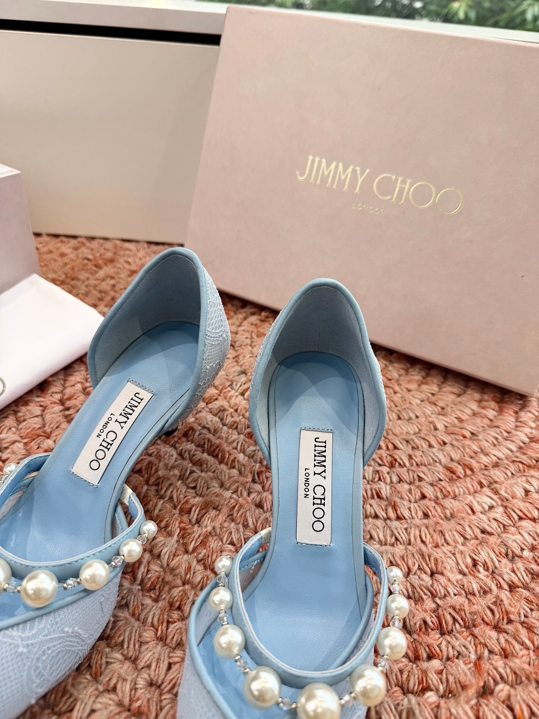 🌾G987Jimmy Choo｜吉米周珍珠尖头高跟凉鞋我们家JC一如既往品质优越 低调不失华丽 性感又不