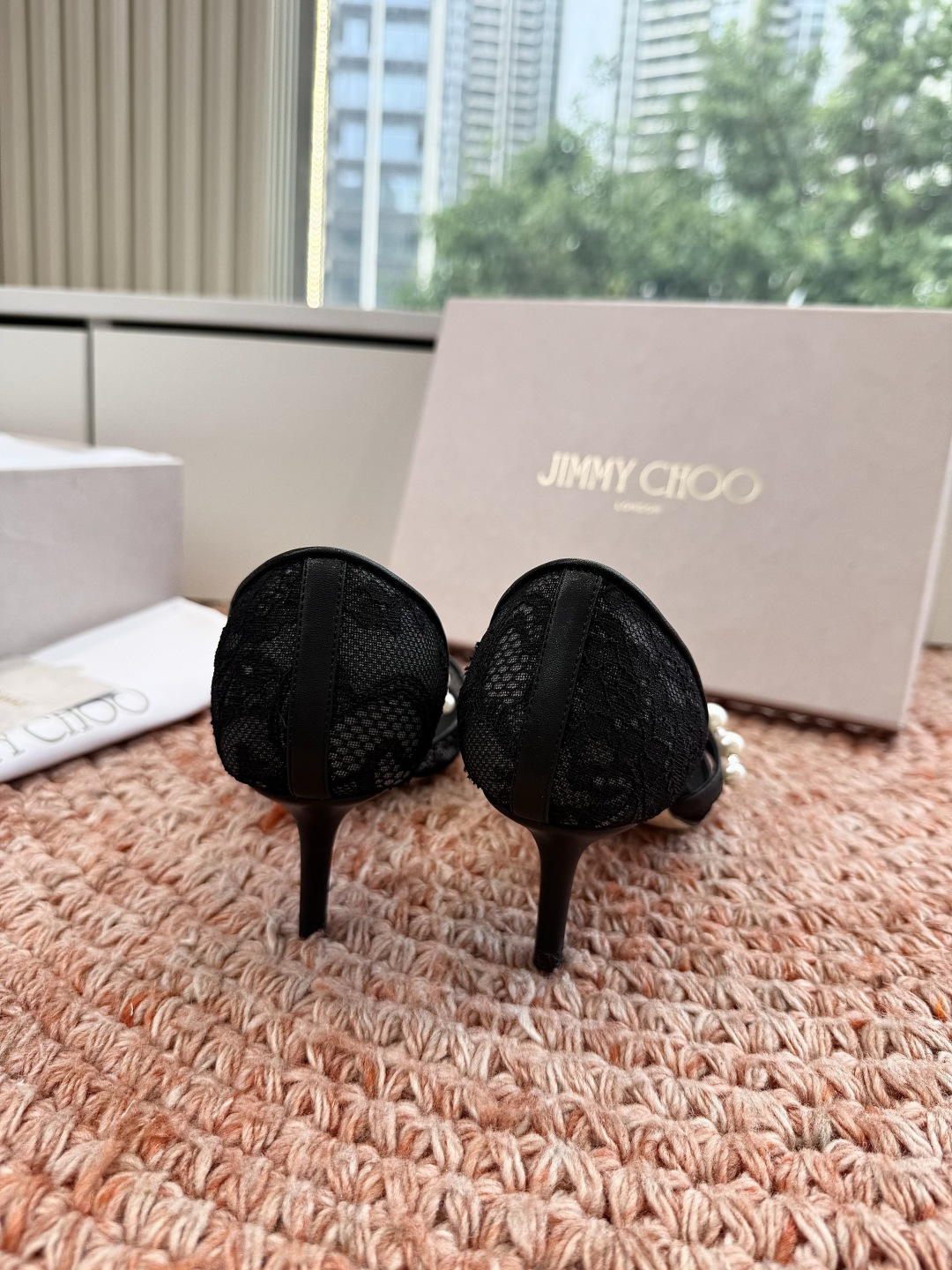 🌾G987Jimmy Choo｜吉米周珍珠尖头高跟凉鞋我们家JC一如既往品质优越 低调不失华丽 性感又不