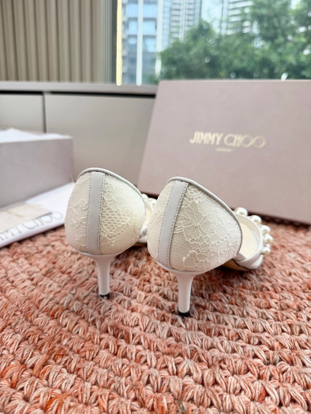 🌾G987Jimmy Choo｜吉米周珍珠尖头高跟凉鞋我们家JC一如既往品质优越 低调不失华丽 性感又不