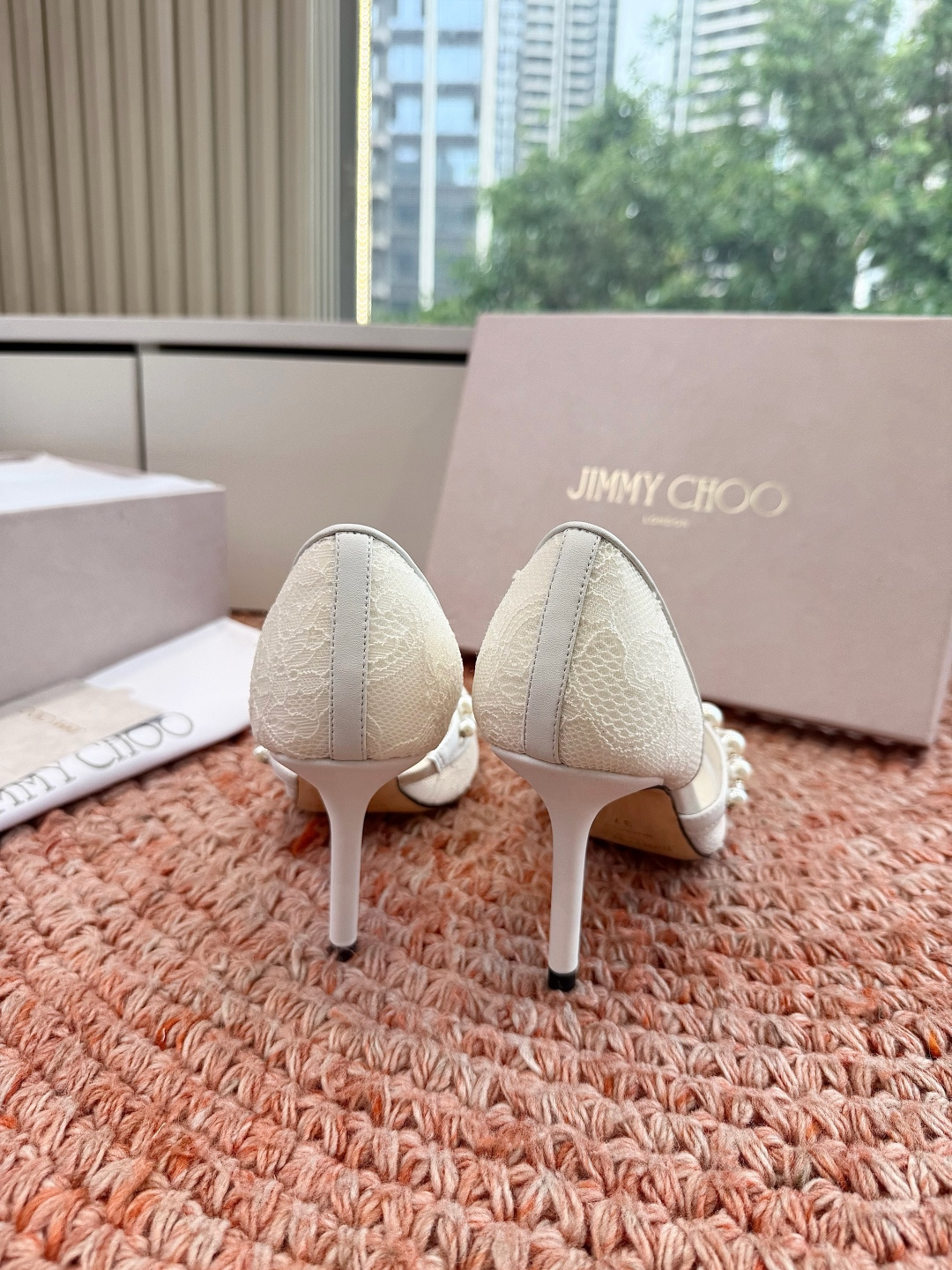 🌾G987Jimmy Choo｜吉米周珍珠尖头高跟凉鞋我们家JC一如既往品质优越 低调不失华丽 性感又不