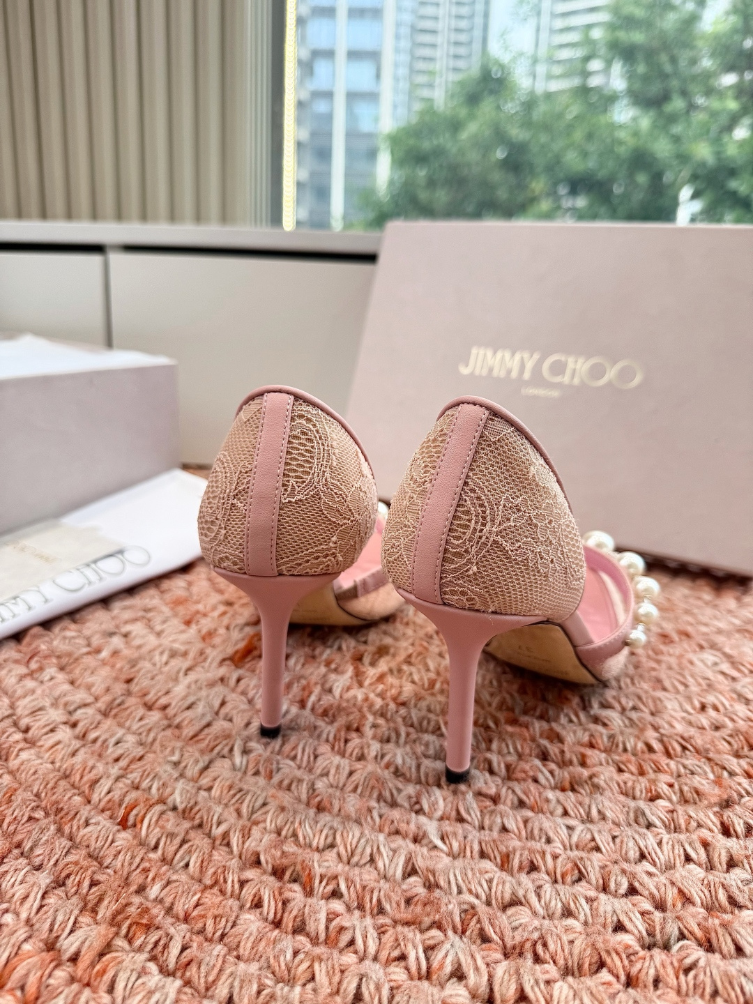 🌾G987Jimmy Choo｜吉米周珍珠尖头高跟凉鞋我们家JC一如既往品质优越 低调不失华丽 性感又不