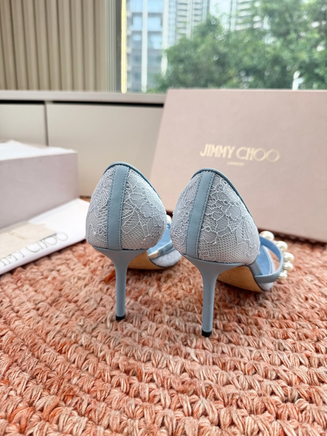 🌾G987Jimmy Choo｜吉米周珍珠尖头高跟凉鞋我们家JC一如既往品质优越 低调不失华丽 性感又不