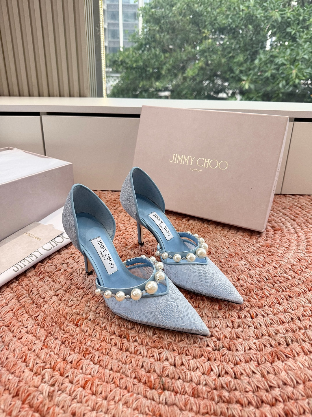 🌾G987Jimmy Choo｜吉米周珍珠尖头高跟凉鞋我们家JC一如既往品质优越 低调不失华丽 性感又不