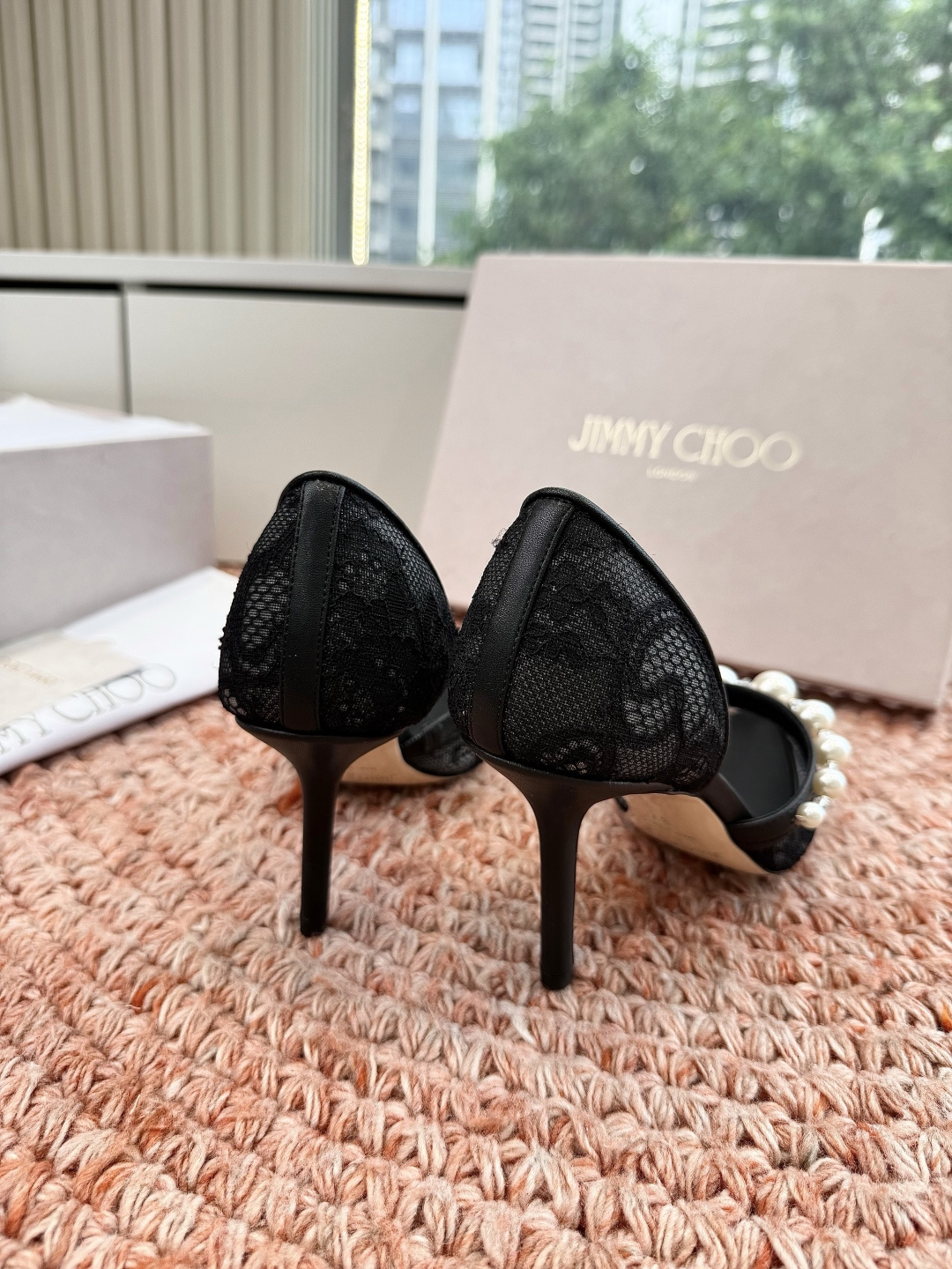 🌾G987Jimmy Choo｜吉米周珍珠尖头高跟凉鞋我们家JC一如既往品质优越 低调不失华丽 性感又不