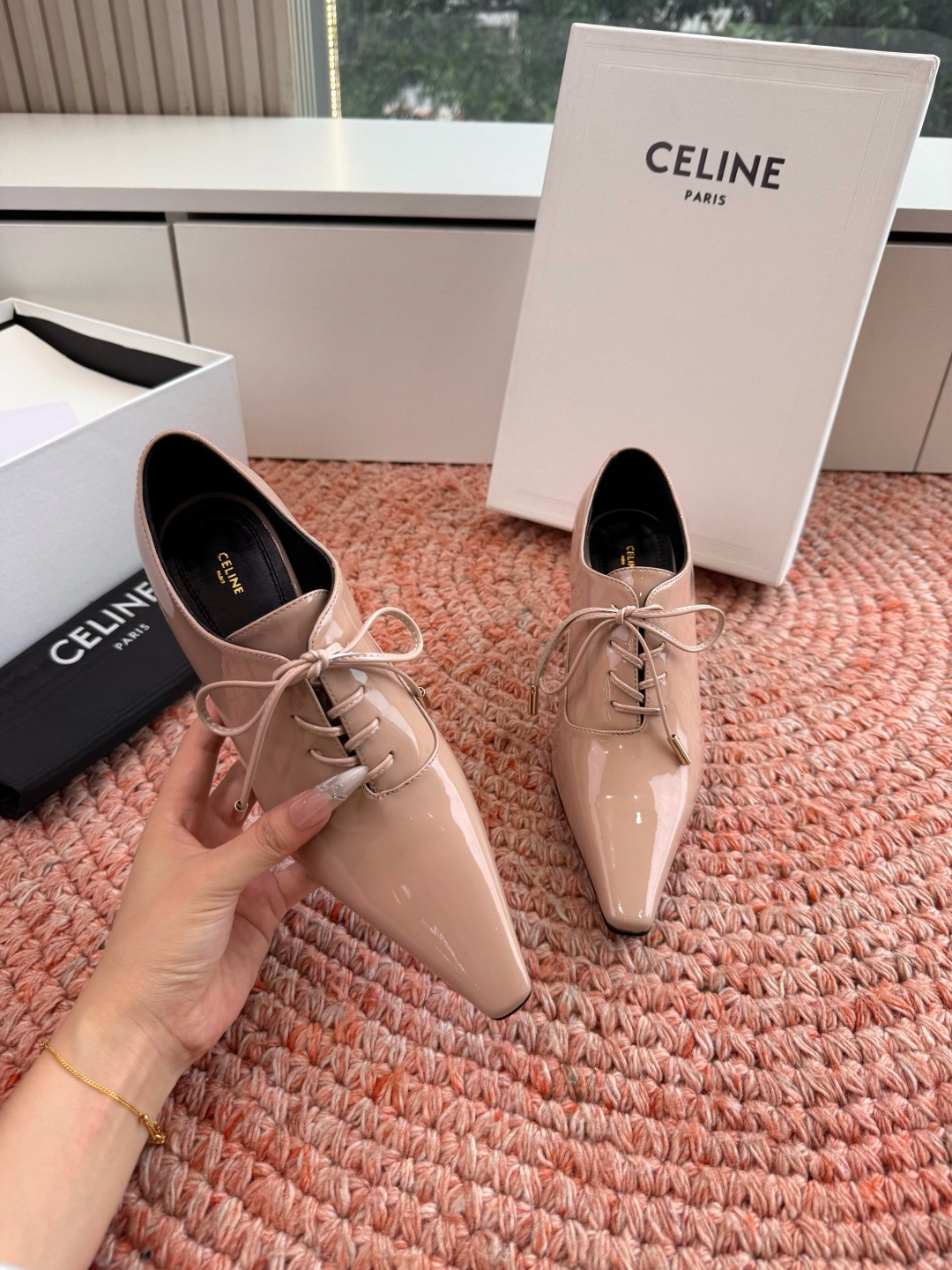 🌾G189CELINE 赛琳 26最新 Les系带英塞琳玛丽珍鞋简单舒服,干净利落,增高显腿细,无论是单 🌾G189CELINE 赛琳 26最新 Les系带英塞琳玛丽珍鞋简单舒服,干净利落,增高显腿细,无论是单