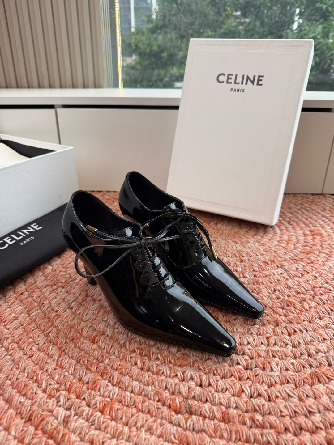 🌾G189CELINE 赛琳 26最新 Les系带英塞琳玛丽珍鞋简单舒服，干净利落，增高显腿细，无论是单