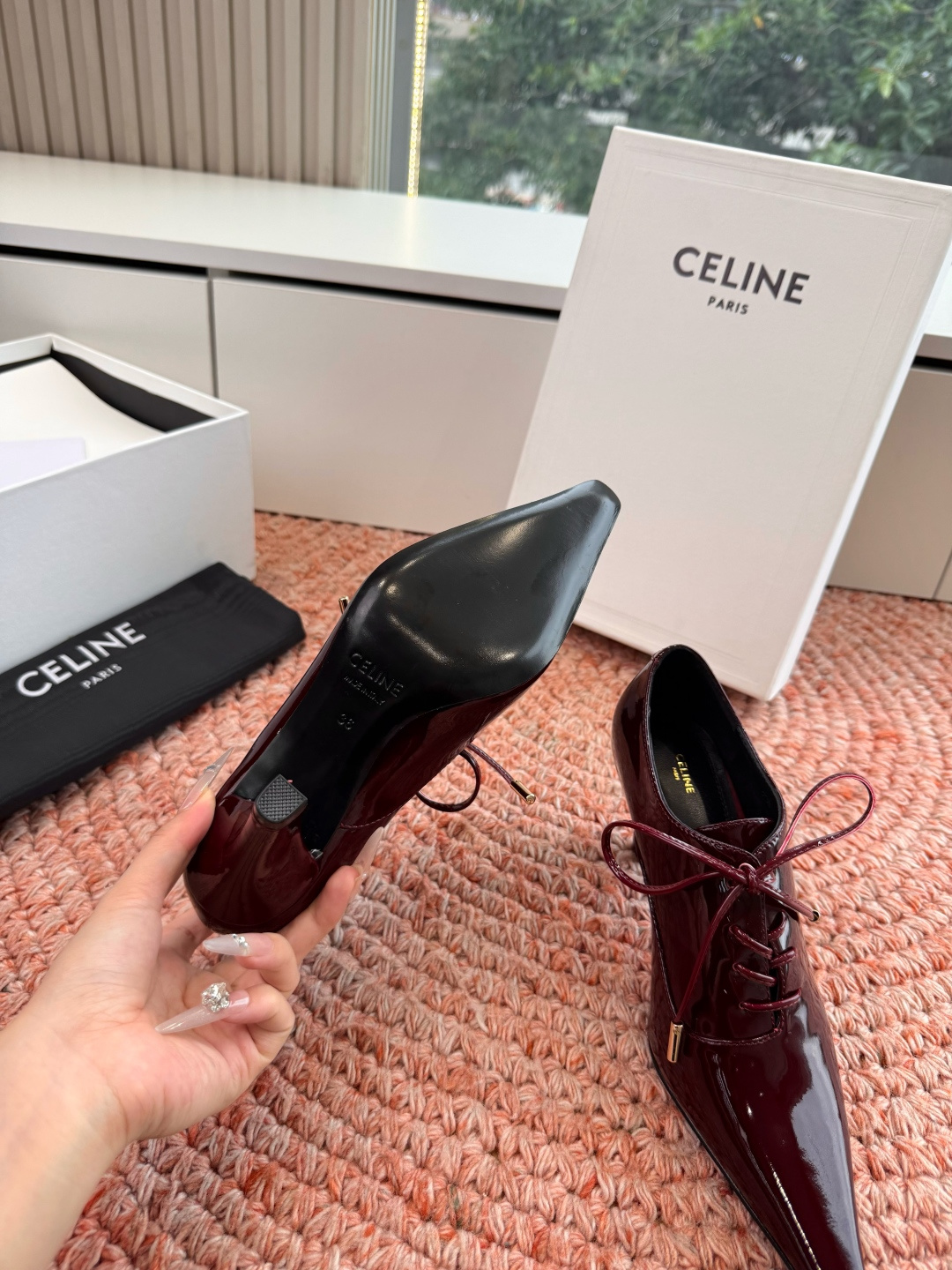 🌾G189CELINE 赛琳 26最新 Les系带英塞琳玛丽珍鞋简单舒服，干净利落，增高显腿细，无论是单