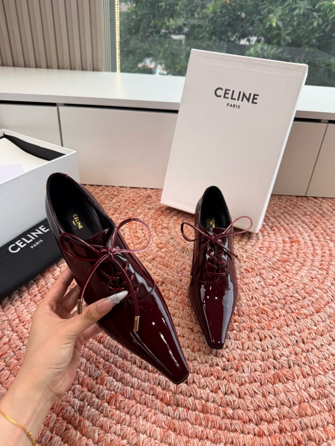 🌾G189CELINE 赛琳 26最新 Les系带英塞琳玛丽珍鞋简单舒服，干净利落，增高显腿细，无论是单
