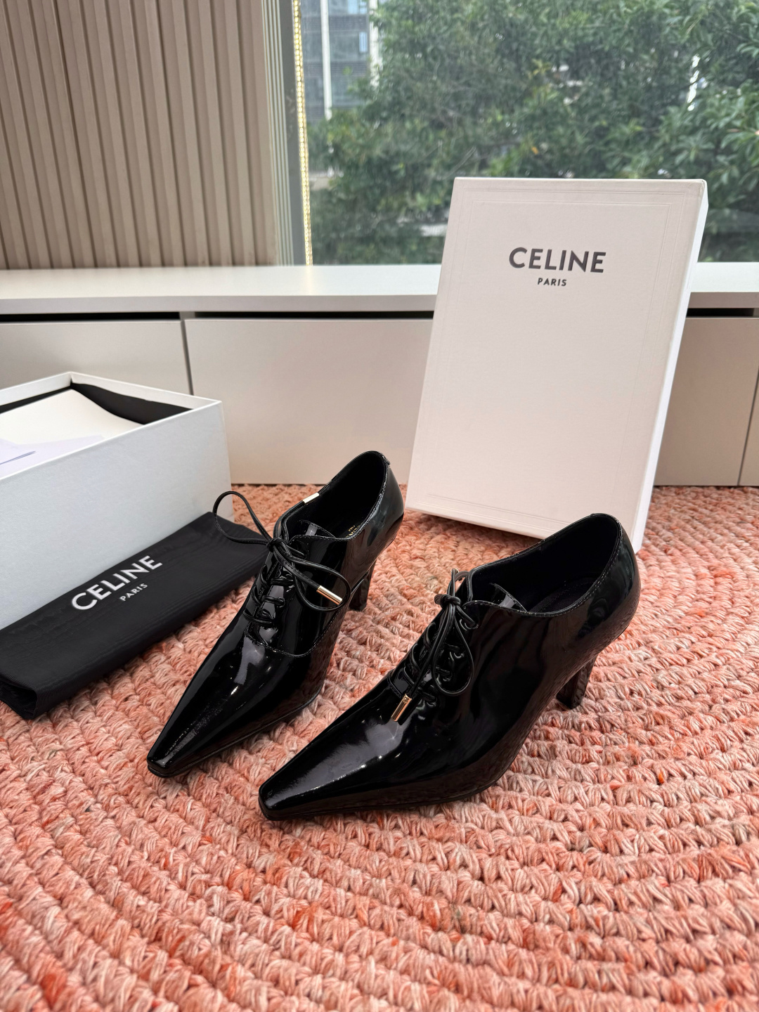 🌾G189CELINE 赛琳 26最新 Les系带英塞琳玛丽珍鞋简单舒服，干净利落，增高显腿细，无论是单