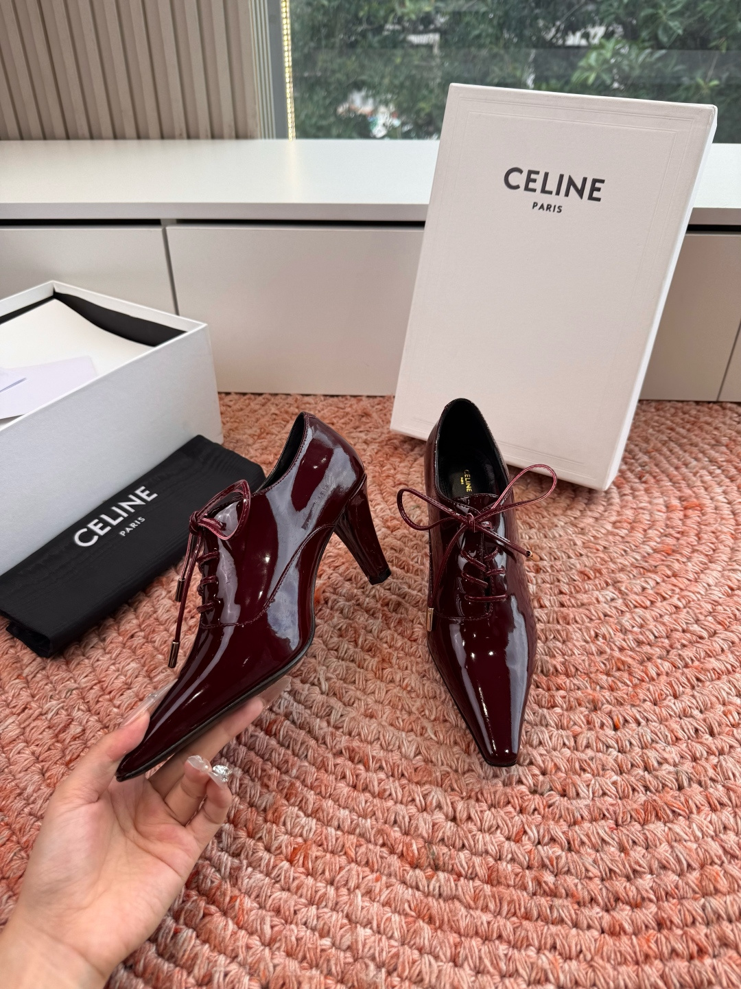 🌾G189CELINE 赛琳 26最新 Les系带英塞琳玛丽珍鞋简单舒服，干净利落，增高显腿细，无论是单