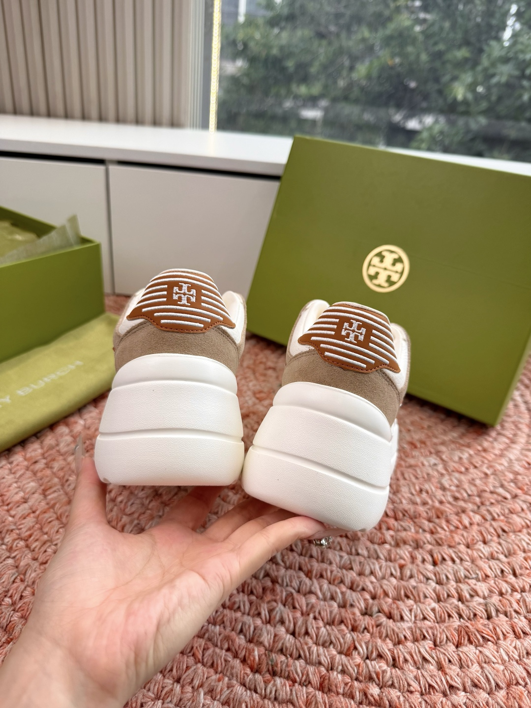 🌾G588顶级品质TORY BURCH 汤丽柏琦直戳小个子心巴的一双鞋！👟被这双厚底鞋美到失语！！💖家人