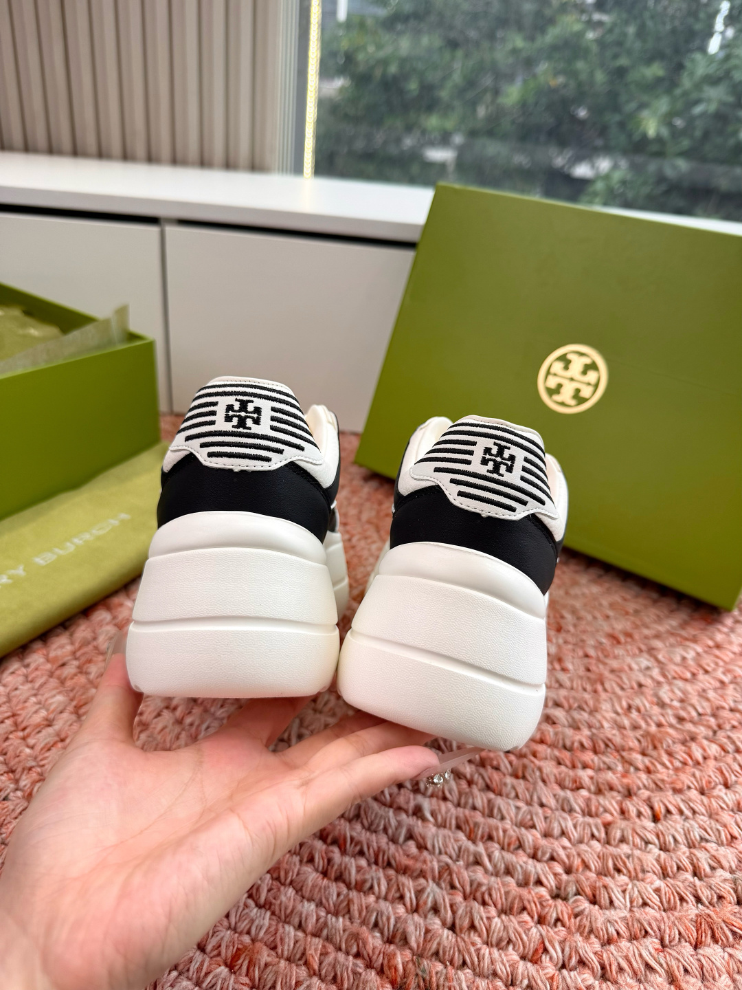 🌾G588顶级品质TORY BURCH 汤丽柏琦直戳小个子心巴的一双鞋！👟被这双厚底鞋美到失语！！💖家人